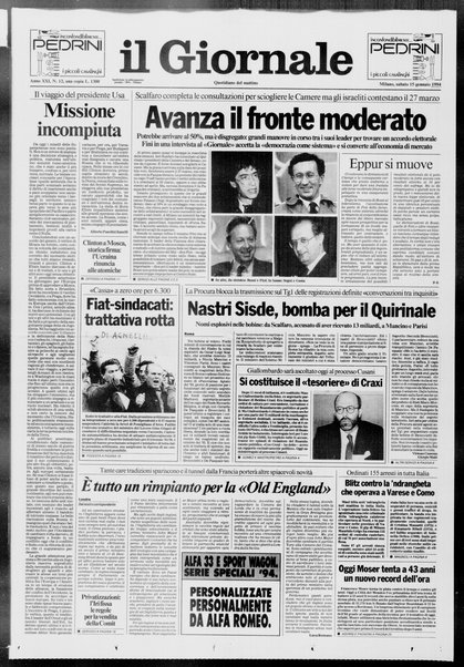 Il giornale : quotidiano del mattino